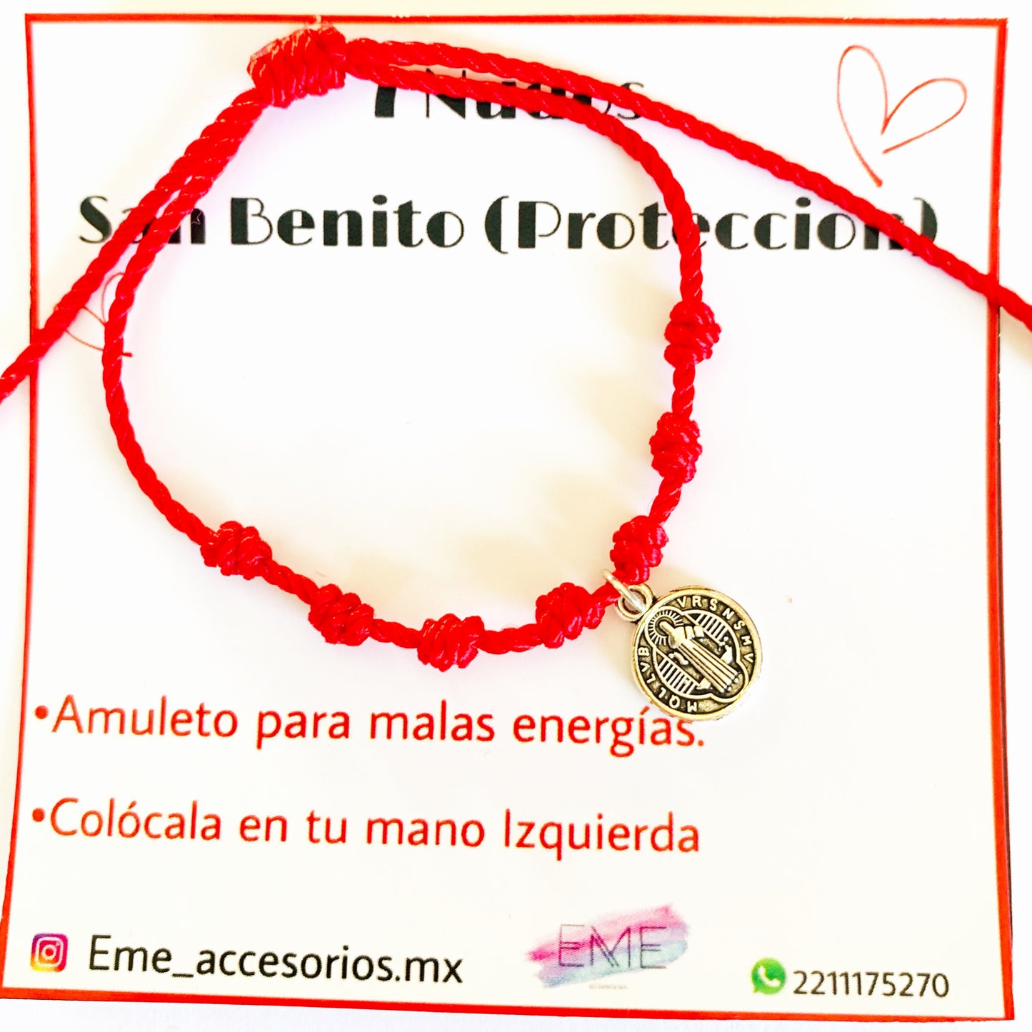 Pulsera 7 nudos