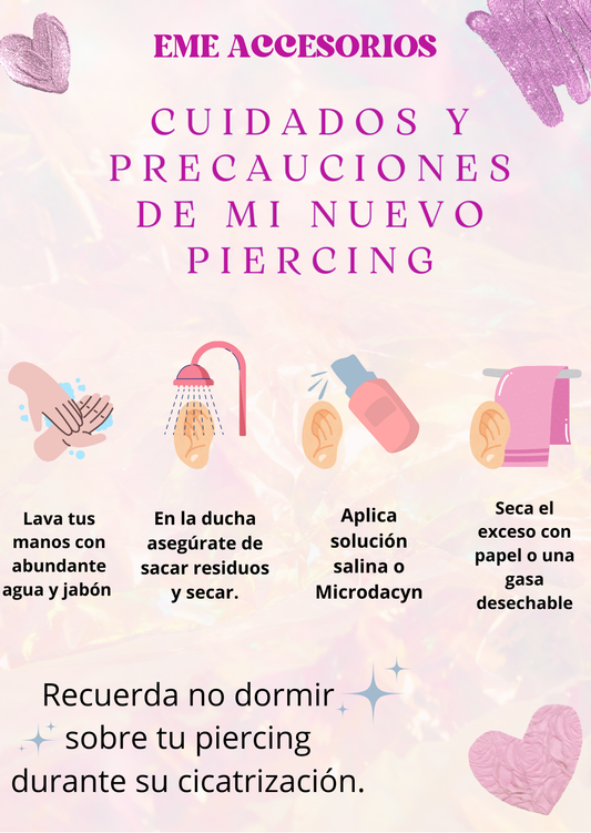 Piercing circonia mini sencilla