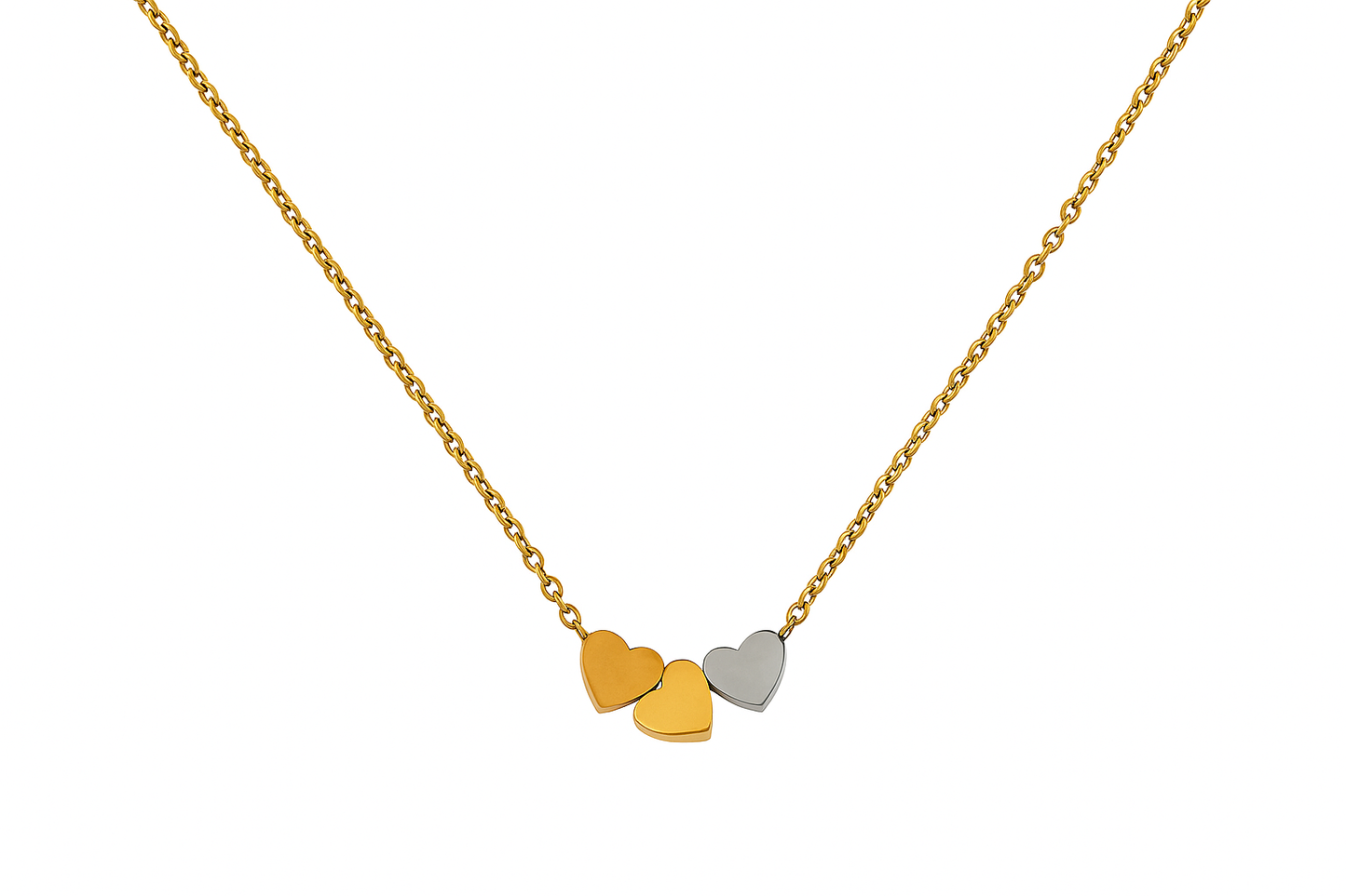 Collar Triple Corazón