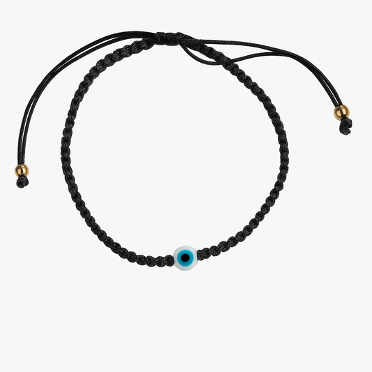 Pulsera tejida ojo turco