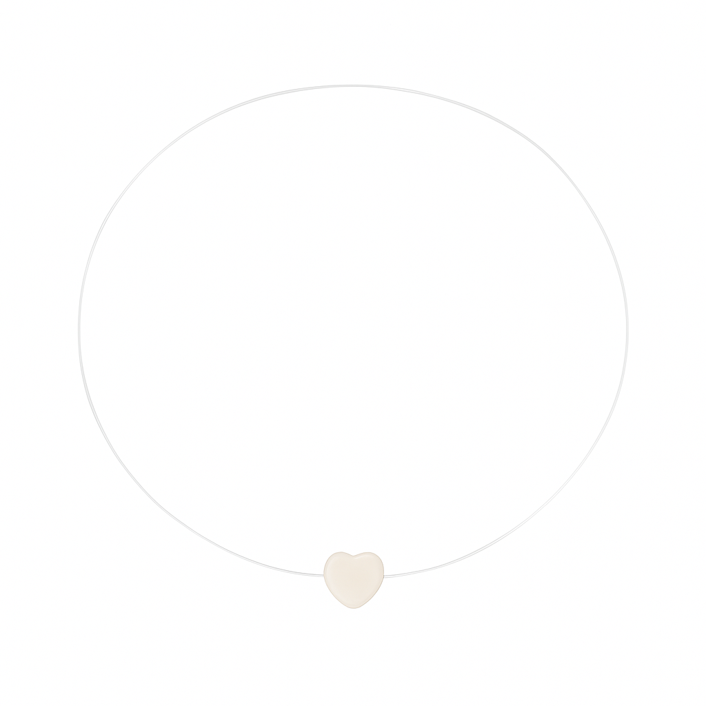 CHOKER INVISIBLE MADRE PERLA