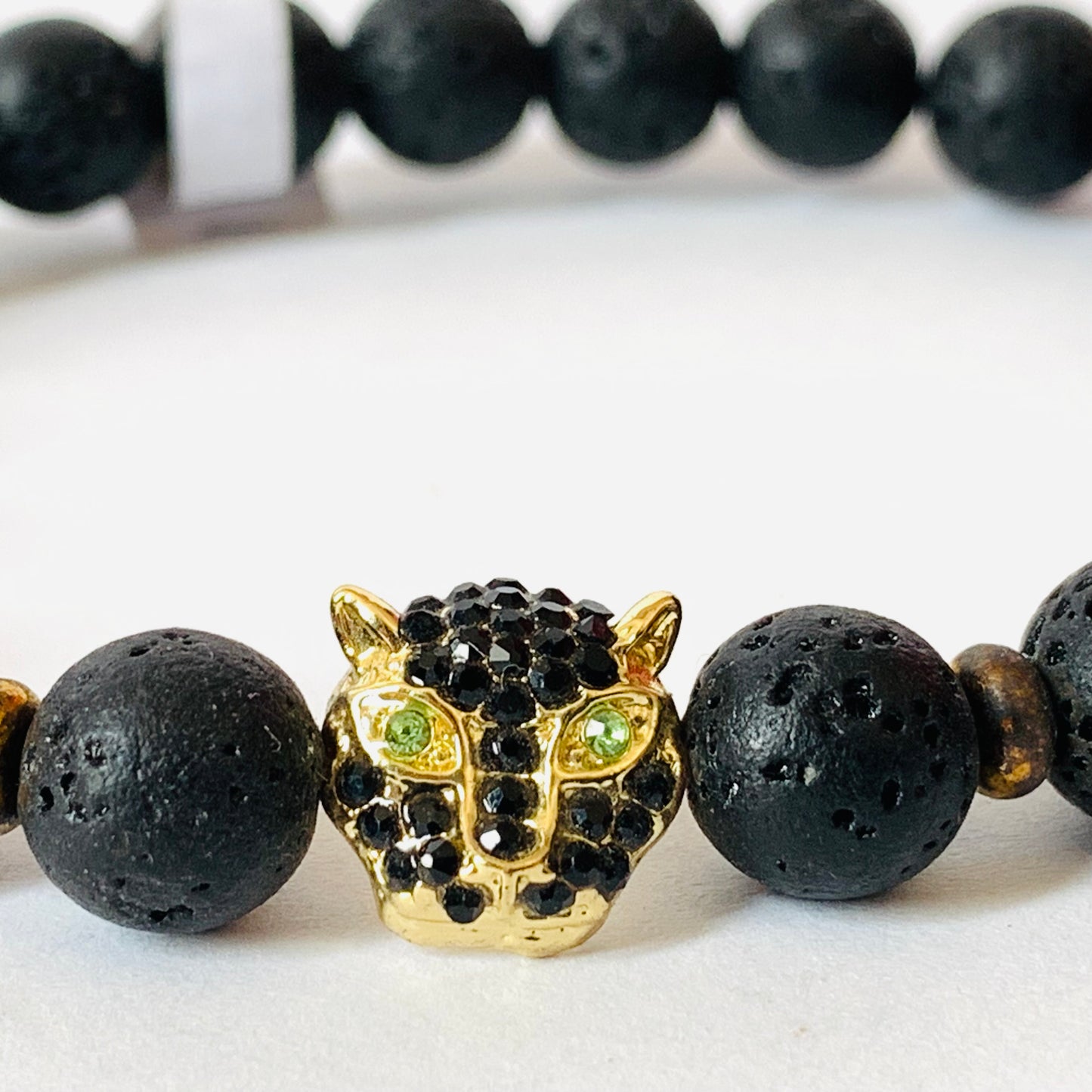 Pulsera piedra Volcánica Jaguar