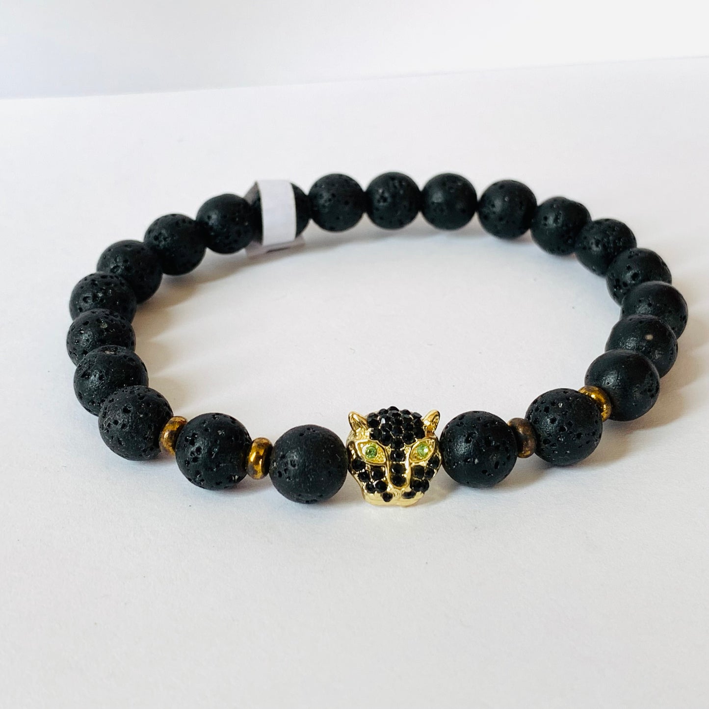 Pulsera piedra Volcánica Jaguar