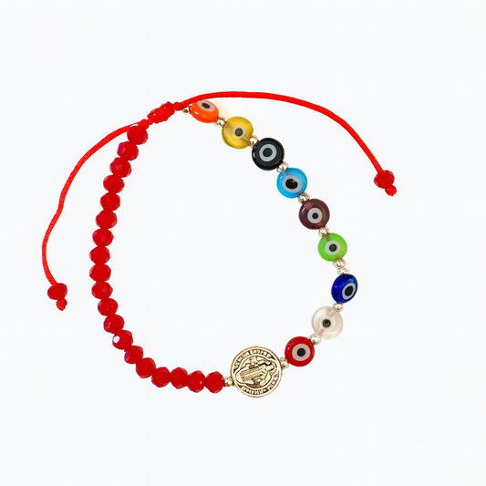 Pulsera Over Ojitos Y San Benito