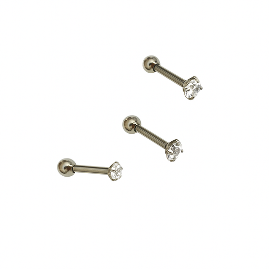 Piercing circonia sencilla