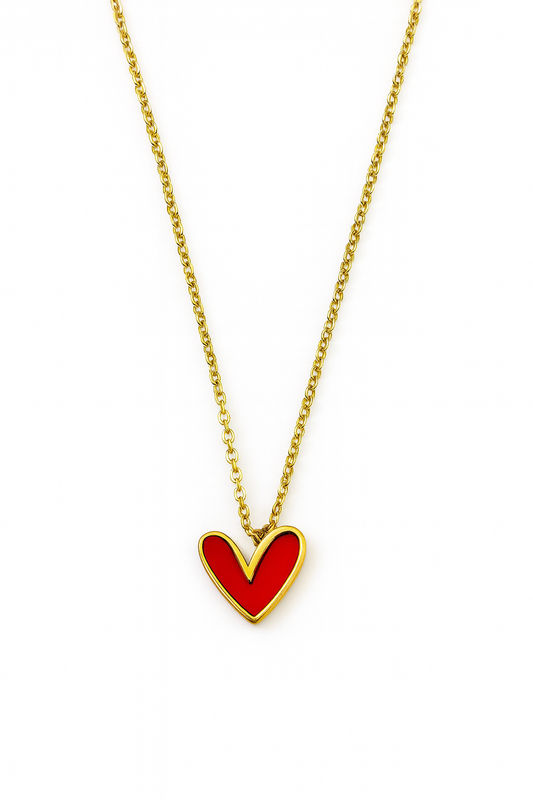 Collar Corazón Rojo