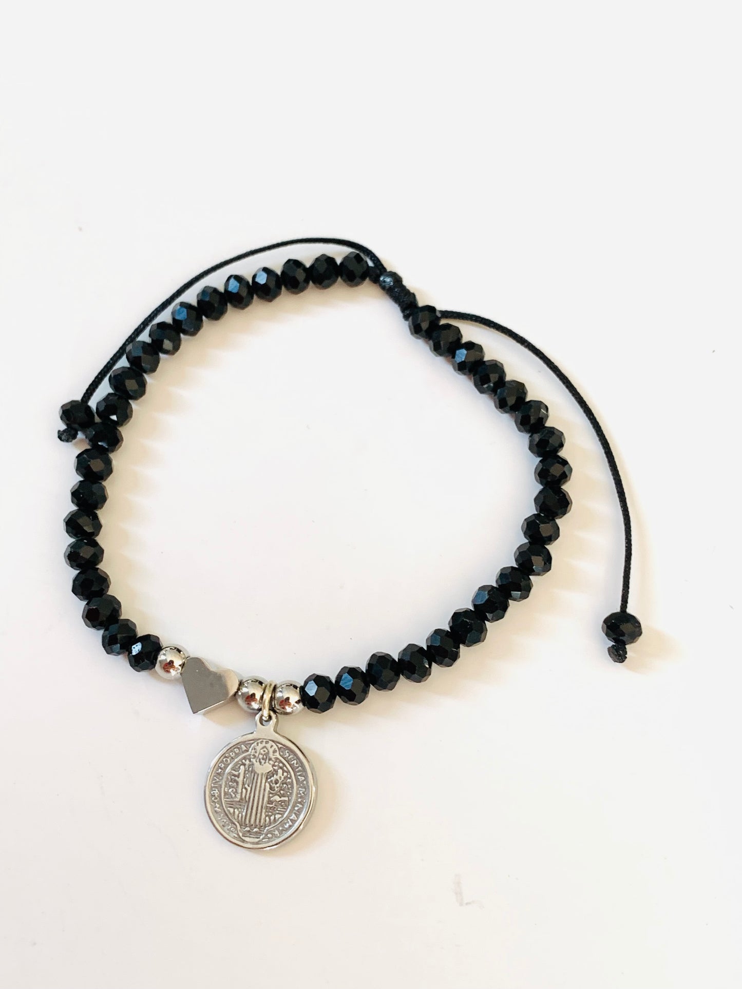 Pulsera San Benito y corazon
